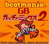 Beatmania GB - Gotcha Mix 2 (Japan) Title Screen